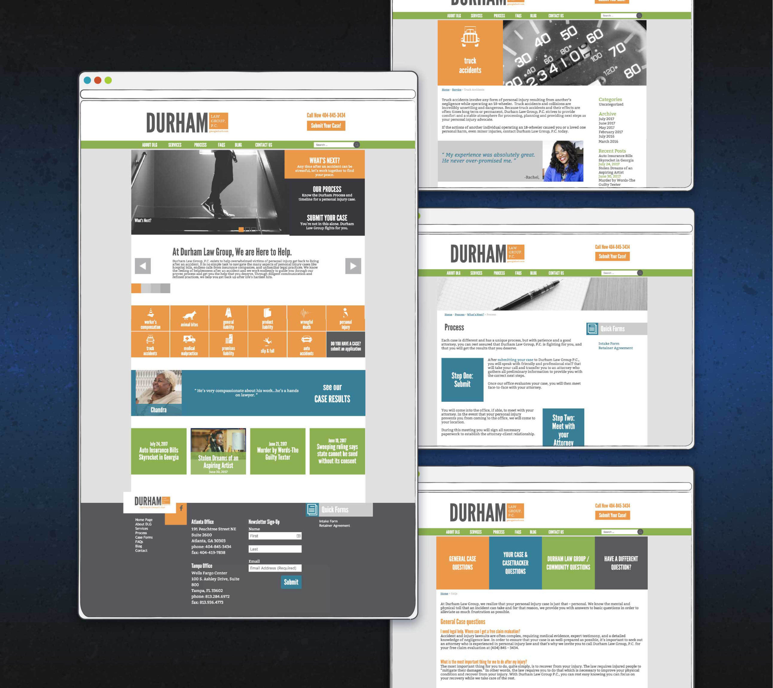 DLG Custom Website Design