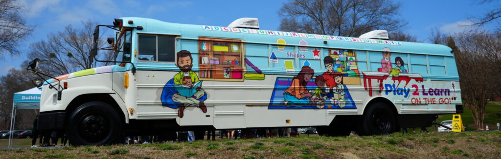 Gwinnett Building Babies Brains Illustrated Bus Wrap